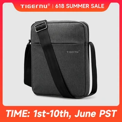 Tigernu Men Messenger Bags Waterproof Shoulder Bags For Men 9.7 11inch IPad Bag Male Business Bags Crossbody Bag Slingbag Mini