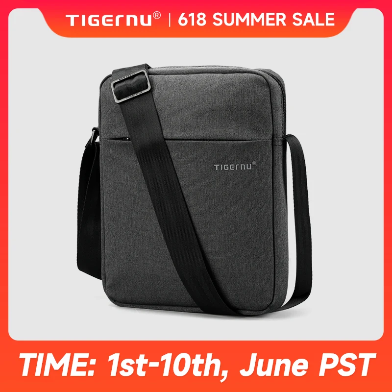 Tigernu Men Messenger Bags Wodoodporne torby na ramię dla mężczyzn 9,7 11 cali Torba na iPada Męskie torby biznesowe Torba na ramię Slingbag Mini