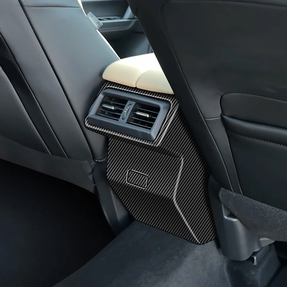 Car Accessories For Mazda CX-5 CX5 2026 2027 Low Version ABS Interior Rear Air Vent Anti‑Kick Outer Frame Trim Cover