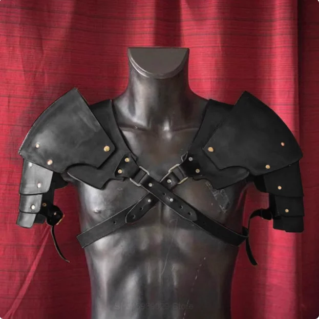 

Ретро Viking Knight плечевой щиток COS сценический реквизит доспехи