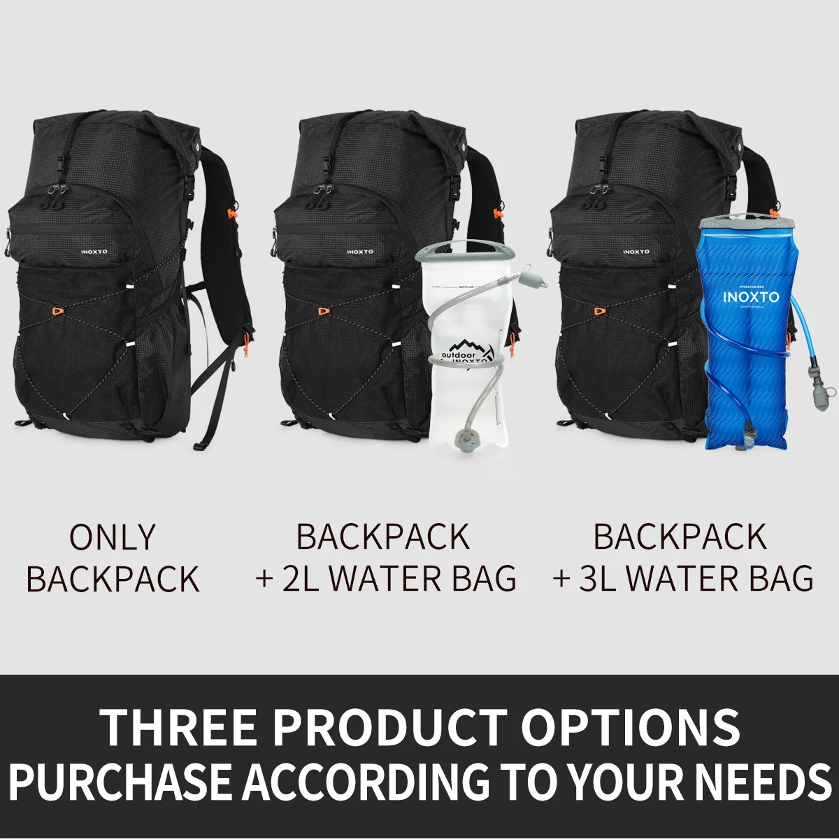Wanderrucksack für Männer und Frauen, 30L Wasserdichter Camping-Rucksack mit Regenschutz, Leichter Outdoor-Sport-Reiserucksack – Detail 1