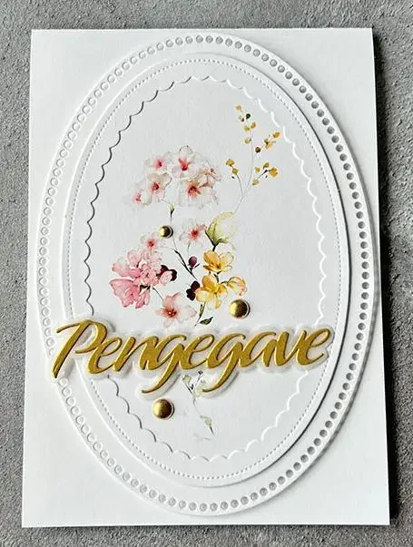 Circle Edges Oval Broken Lines Rectangle Metal Cutting Dies for Scrapbooking Paper Making Frame Card Craft Supplies No Stamp