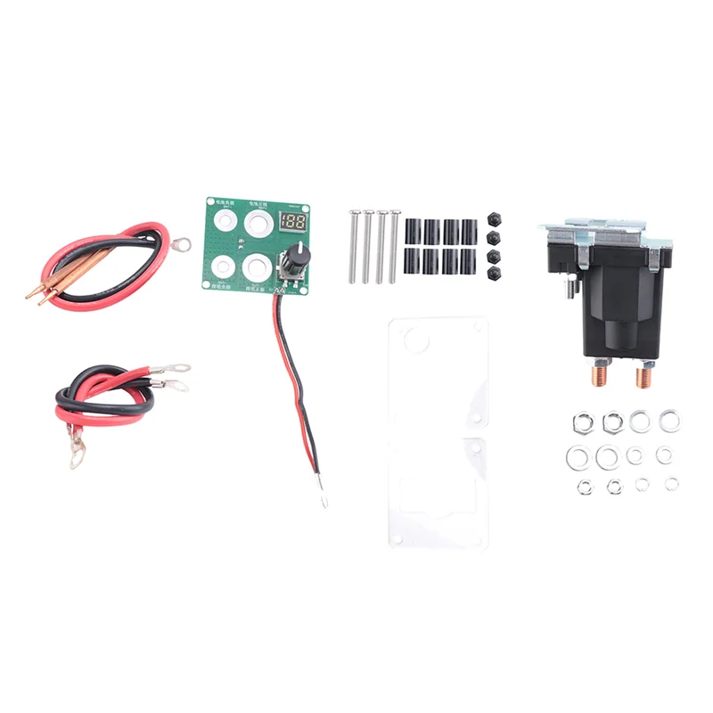 

CJSD-PSW100 199 Gear 12V Relay Spot Welder Kit Adjustable Mini Spot Welding Machine For DIY 18650 Battery