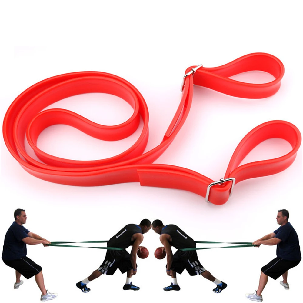 

2-10m Fitness Resistance Bands 50LB, Latex Elastic Belt, Leg Agility Training, Basketball, Soccer, Rugby, Explosive Workout