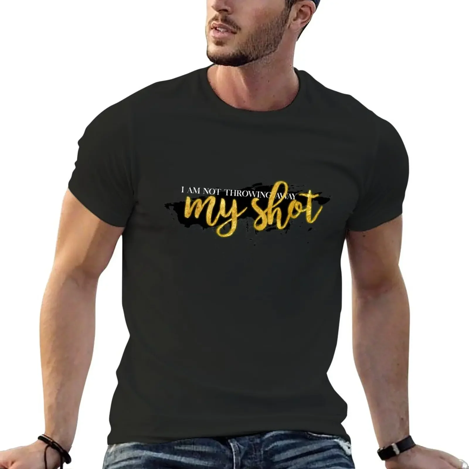 I Am Not Throwing Away My Shot T-Shirt cute tops blacks customs design your own men workout shirt