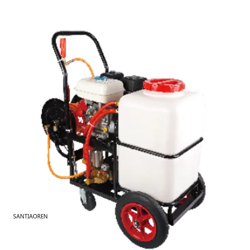 

2025Agricultural Sprayer 60l Gasoline Engine Power Sprayer With Spray Gun High Pressure Hose and Hose Reel