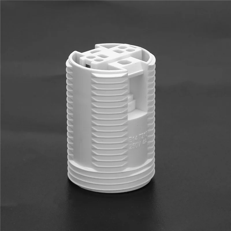 

LICE-4X Plastic Shell Screw Type E14 Bulb Light Lamp Holder Socket AC 250V 2A