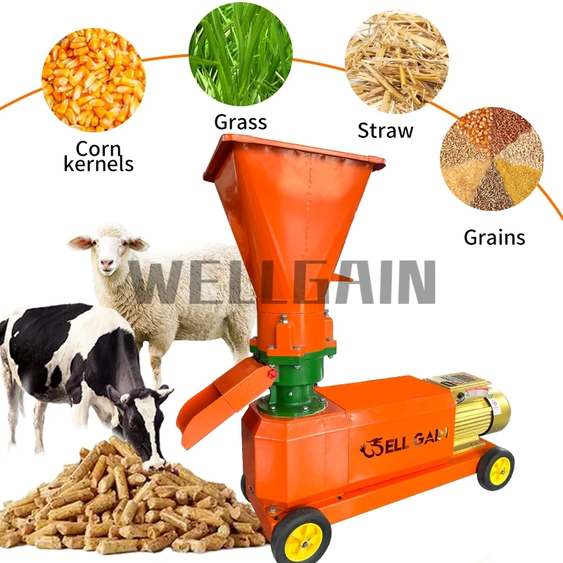 Model 180 Feed Pellet Machine for Animal Chicken, Pig, Fish and Livestock Feed Processing Machine Pellet Making Machine