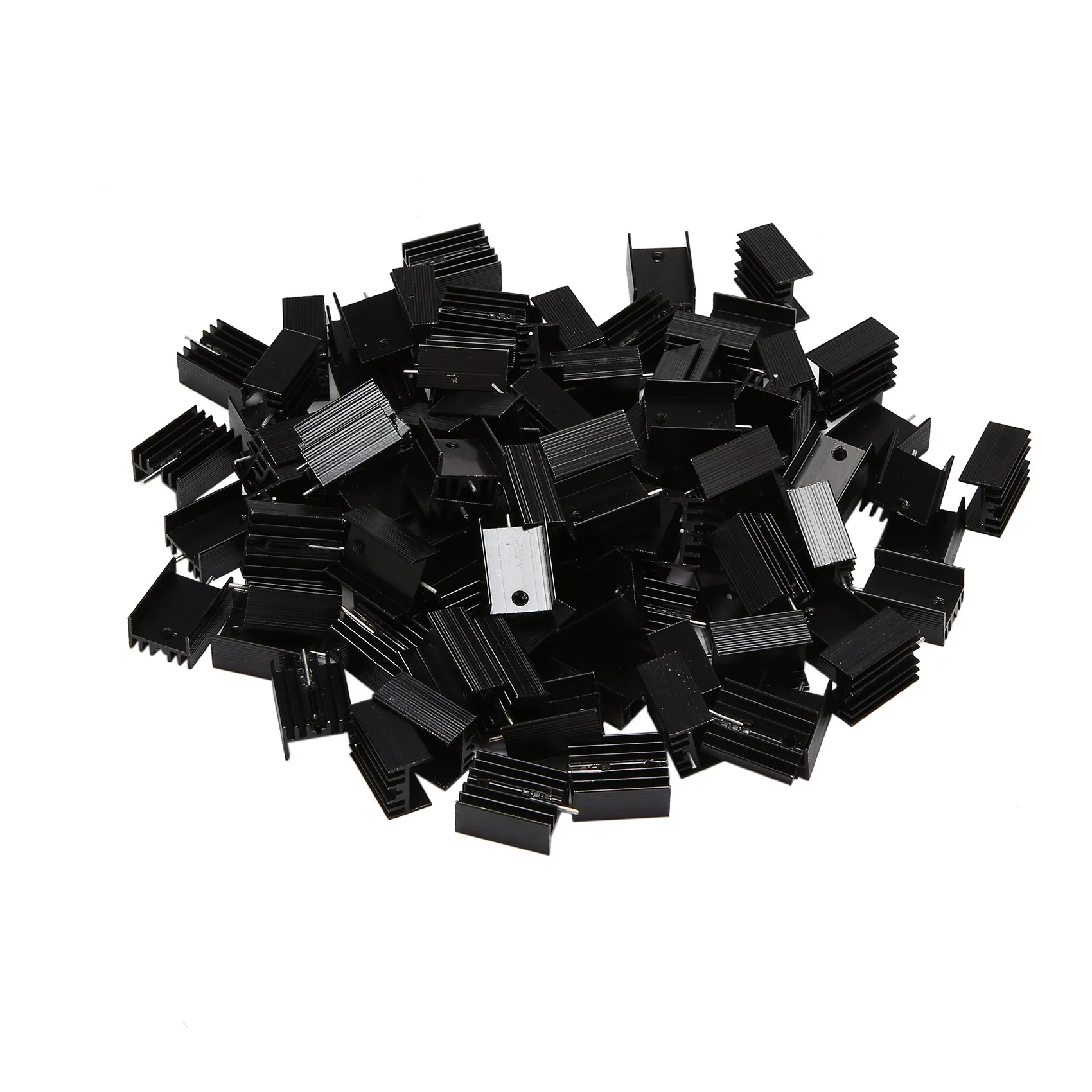 100 Pcs 20X15X10mm Aluminium TO-220 Heatsink TO 220 Heat Sink Transistor Radiator TO220 Cooler Cooling