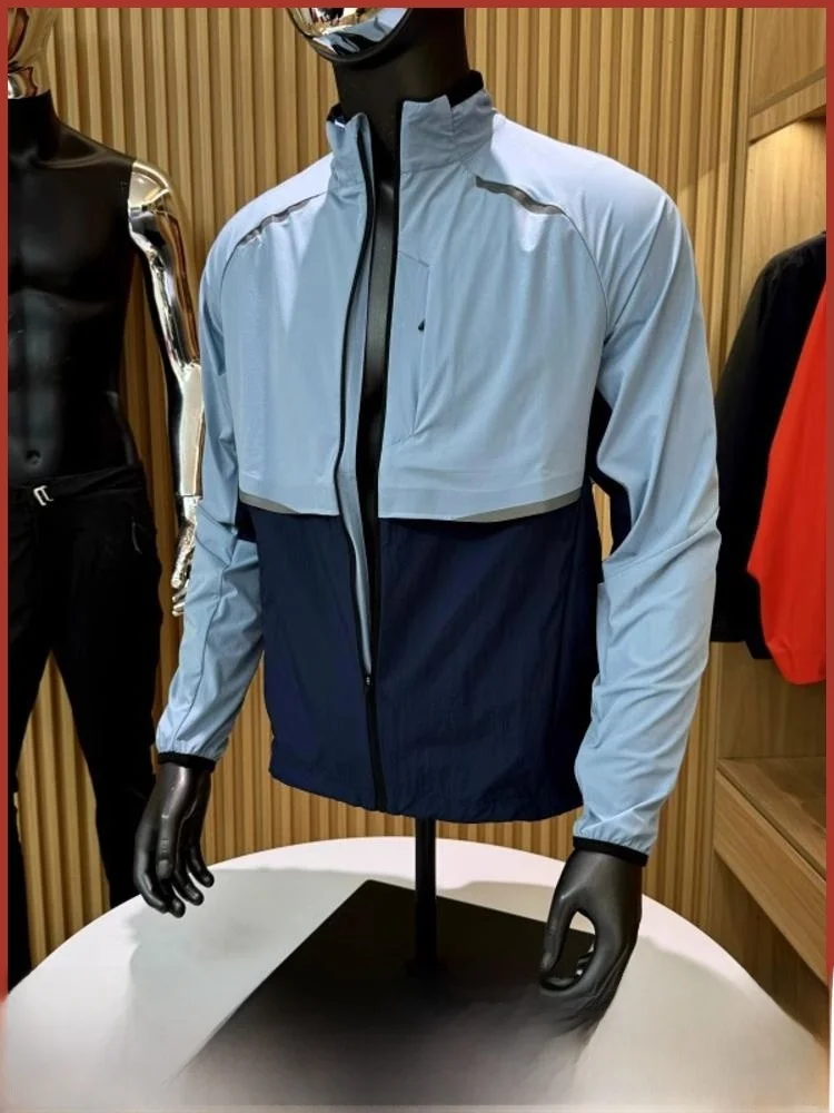 

Ultra-Thin Breathable Sports Jaet Lightweight Storage Full-Scenario Men's Women's Skin irt Stand Collar Summer Jaet