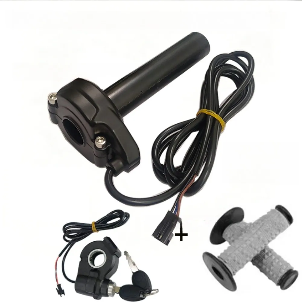 for-surron-electric-bike-hall-effect-throttle-for-off-road-adventures-red-throttle-grip-ergonomic-anti-slip-rubber-grips