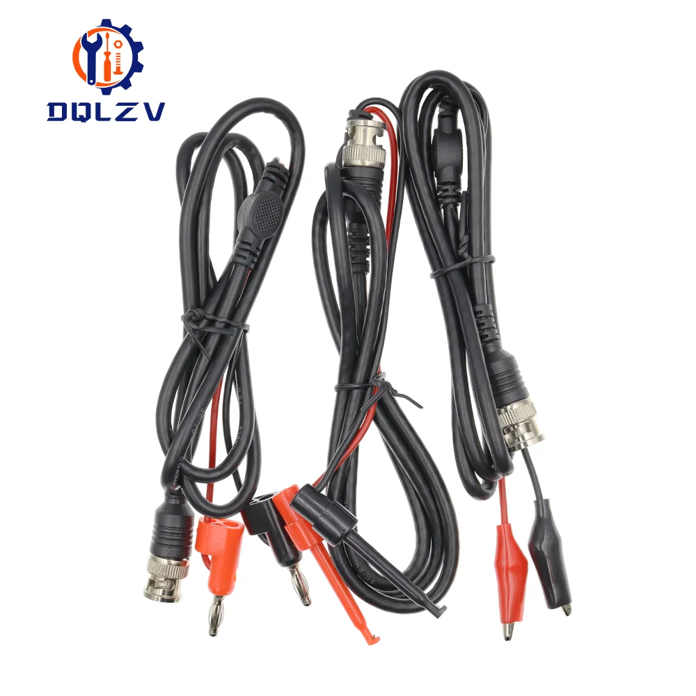 1M BNC Q9 do podwójnego zacisku krokodylkowego Sonda testowa oscyloskopu Przewody 4MM Wtyczka bananowa Kable Złącze Podwójne narzędzia testowe dla