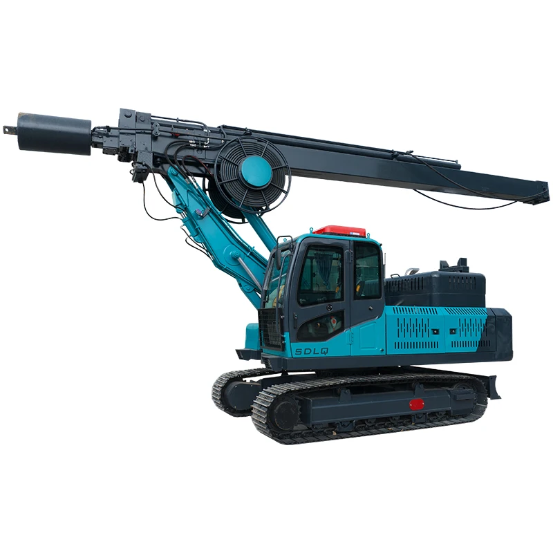 LQR154-15M 15m Square Lock Rod Crawler Rotary Drilling Rig Hydraulic Pile Press Machine Foundation Post Hole Drilling