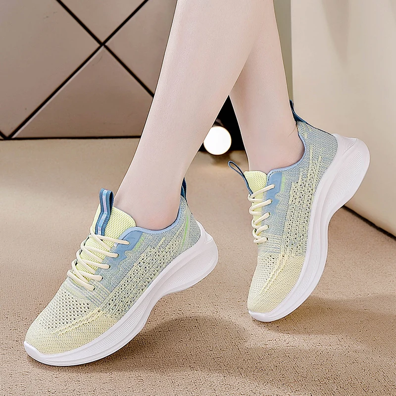 

Tennis Shoes for Women Outdoor Sports Shoes Women Lightweight Non-slip Breathable Sneakers Soft Walking Shoes Zapatillas Mujer