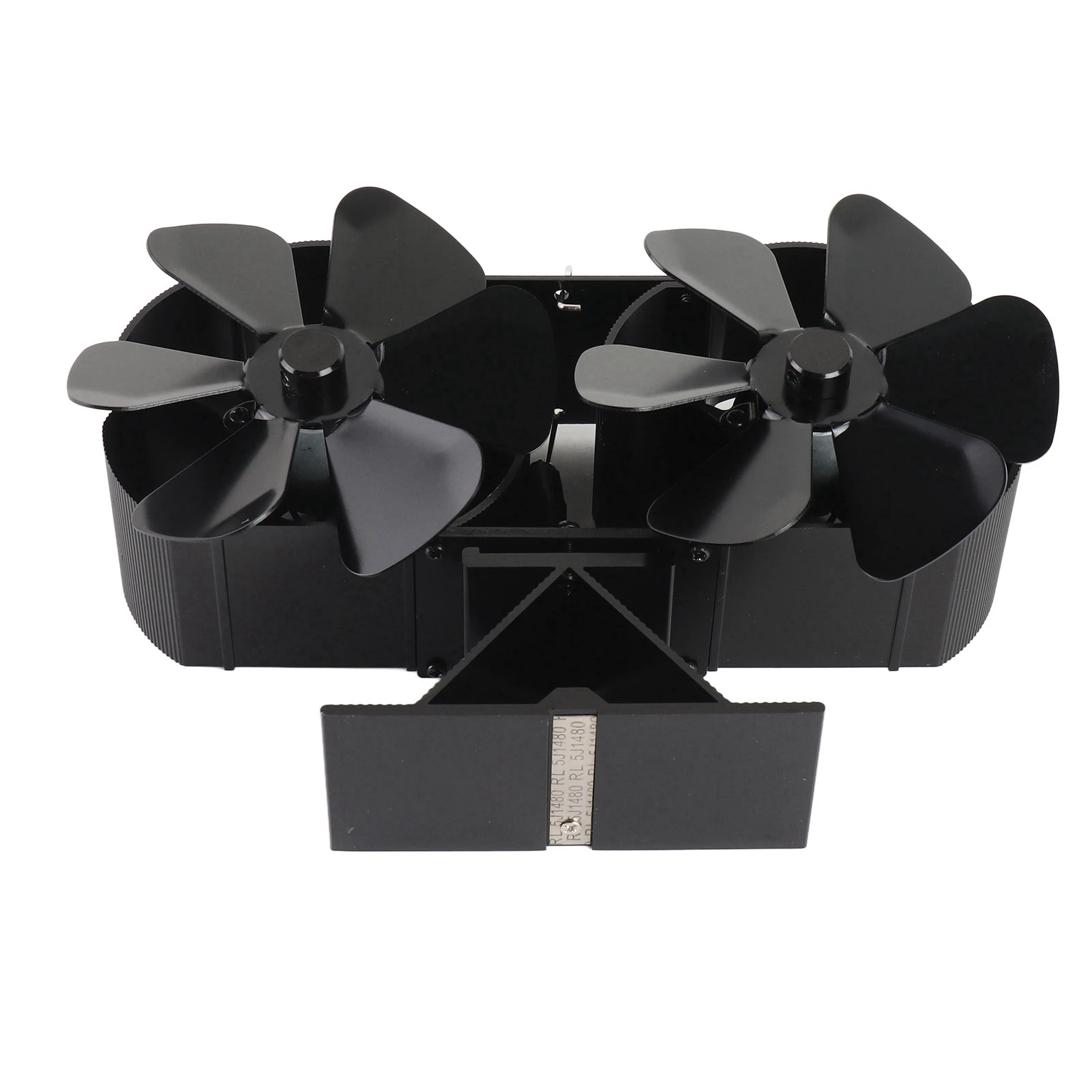 Fireplace Fan Quiet Operating 180-220CFM 1400rpm Aluminum Alloy 6 Blade Heat Powered Wood Stove Fan Fireplace Fan Stove Fan