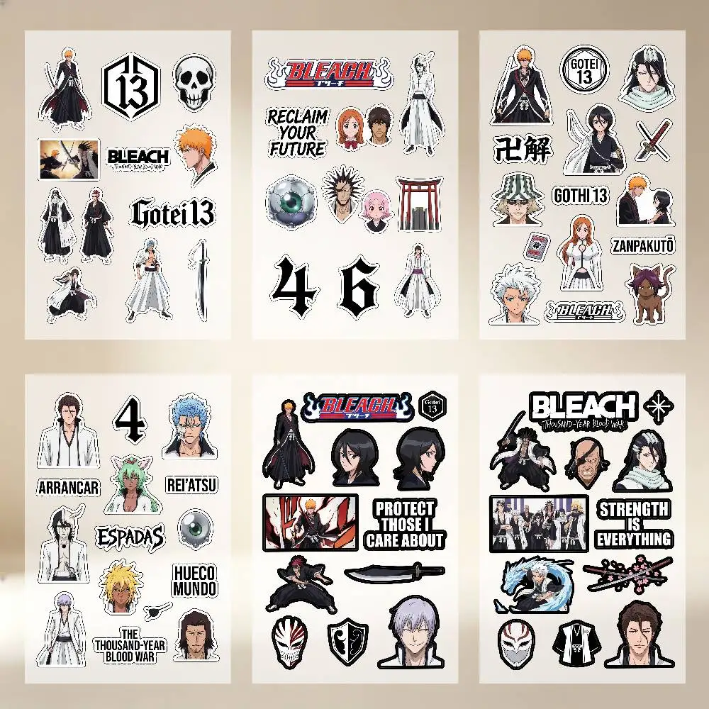Anime B-Bleach Stickers Auto Body Bumper Windows Motorcycle Laptop Walls Vinyl Decal Car Tuning Accessories