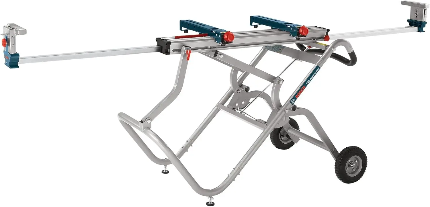 Portable Gravity-Rise Wheeled Miter Saw Stand T4B