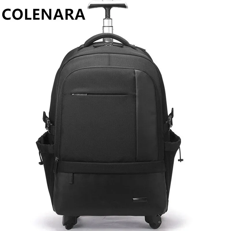 COLENARA-maleta de cabina de 20 pulgadas para mujer, Maleta de viaje de tela Oxford, bolso de hombro para estudiantes, equipaje de mano