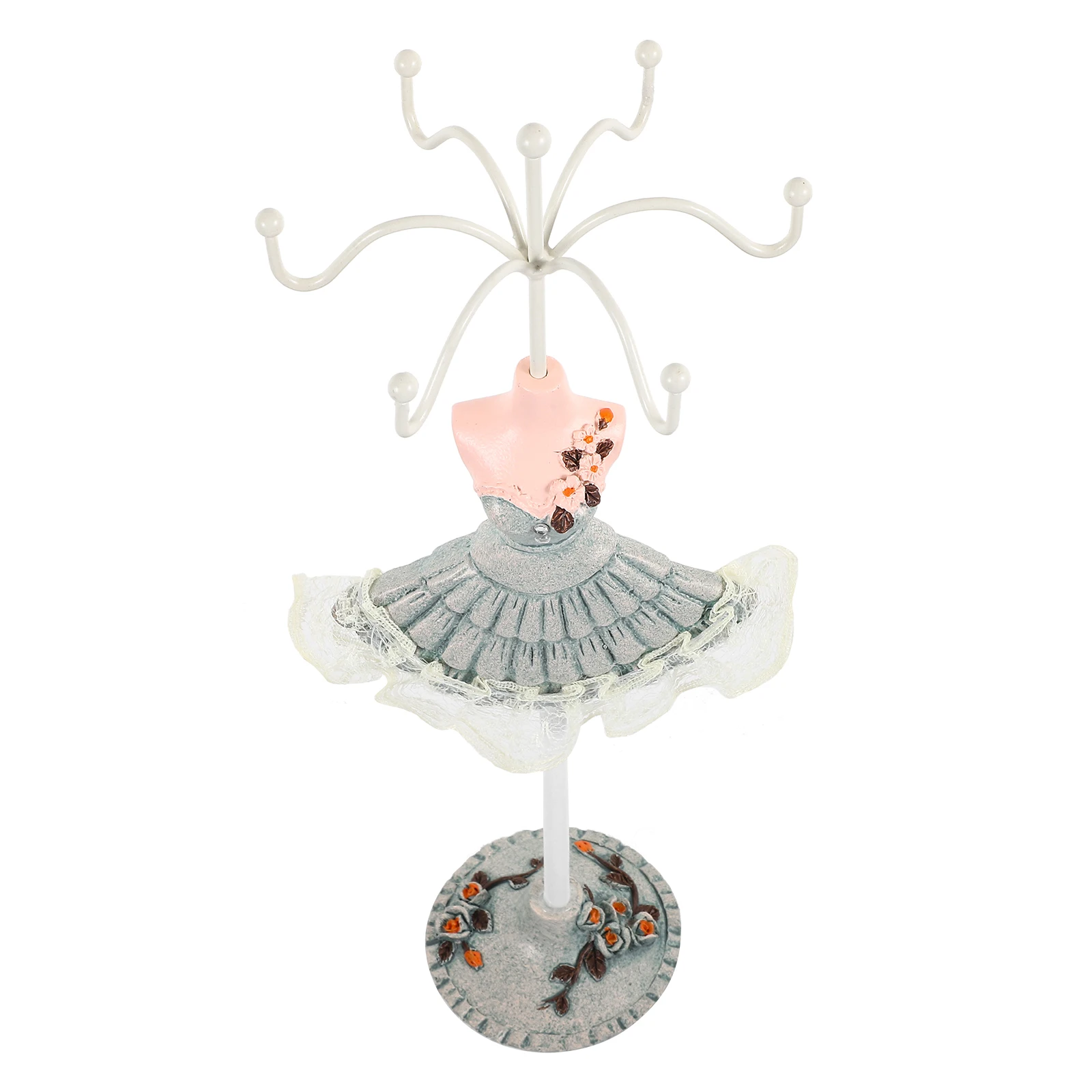 

Multifunctional Jewelry Rack Holder Metaltextured Display Organizer Earrings Stand for Women Selling Storage Solution