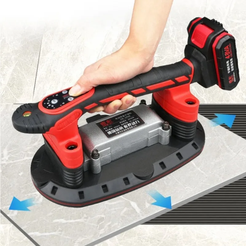 Electric suction cup tile tiling machine Brick sticking machine High power floor tile wall tile shaker Brick laying tool