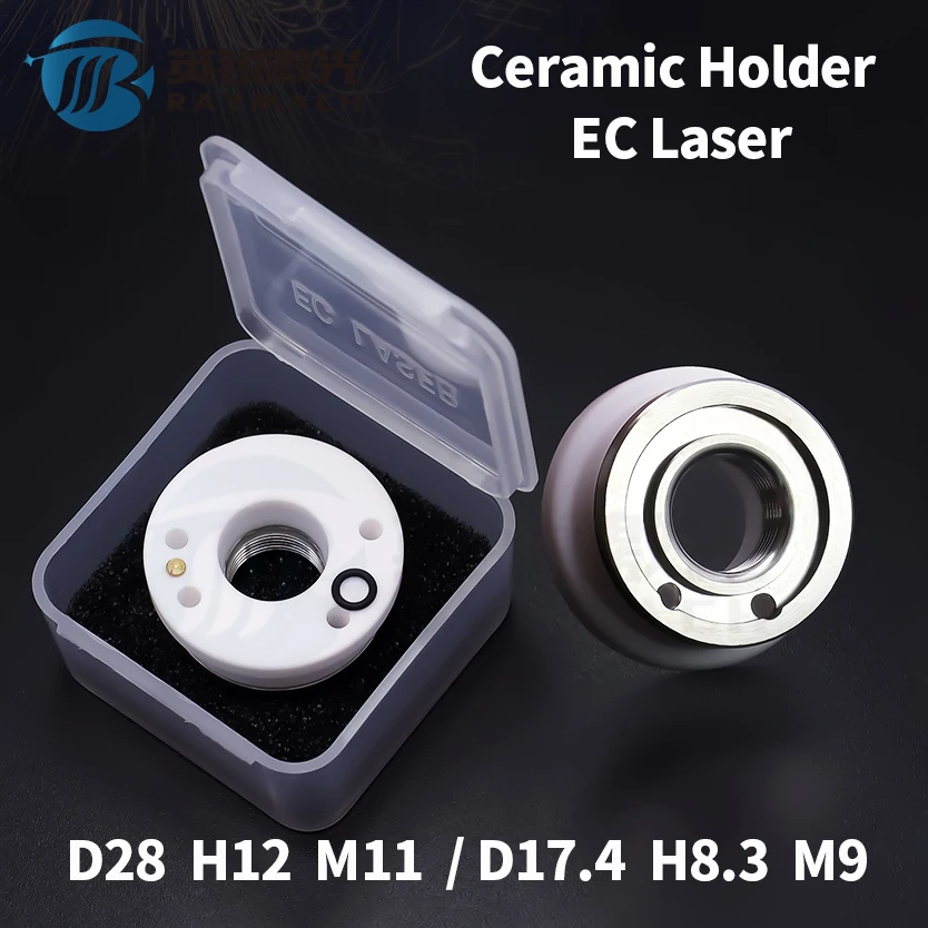 EC-Ophit Laser Ceramic D28M11 Nozzle Holder 3D M9 EC Fiber Laser Machine Spare Parts Cutting Head Using High Fiber Power Source