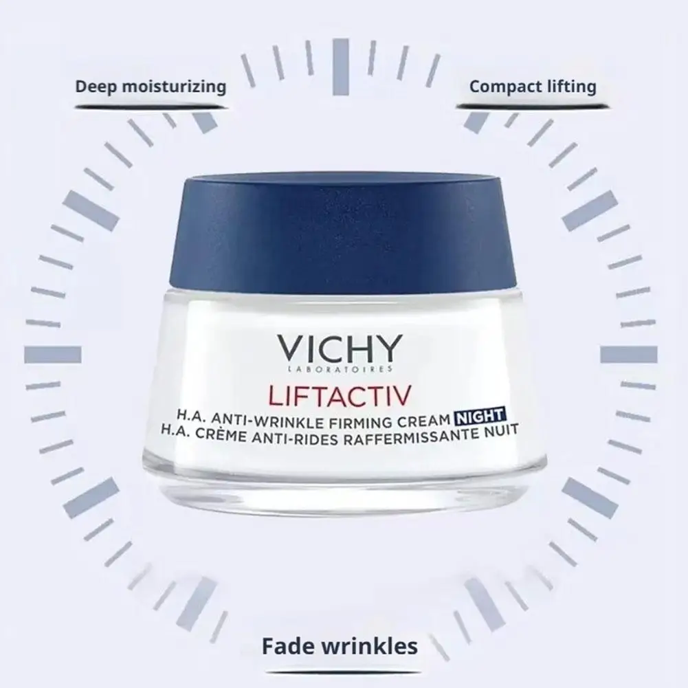 VICHY Soins Visage 16% VC Raingurissant Sérum Hyaluronique Crème Reparatrice Collagène Hydratant Intense Peau Ferme