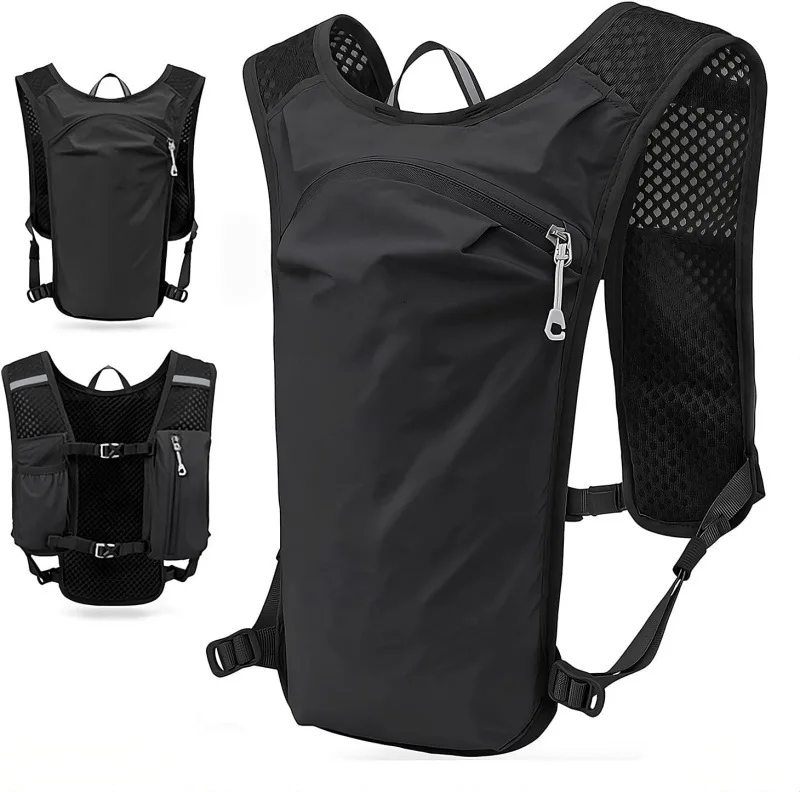 Cycling Running Hydrating Vest Ultralight Breathable Hydrating Backpack Bicycle Water Bag Outdoor Hiking Marathon Sports Vest