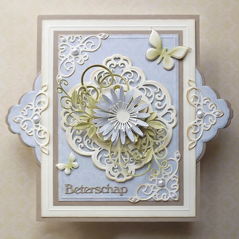 Multi Layered Circle Frame Dies Cut Metal Cutting Dies Stencils for DIY Scrapbooking album Decorative Craft Dies New 2023