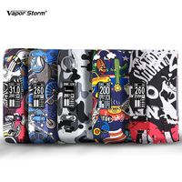 Vape Vapor Storm Bypass 200W VW TC Vape Box Mod Dual 18650 Storm230 Fashion Mods Electronic Cigarette Vaporizer RDA RtA RDTA