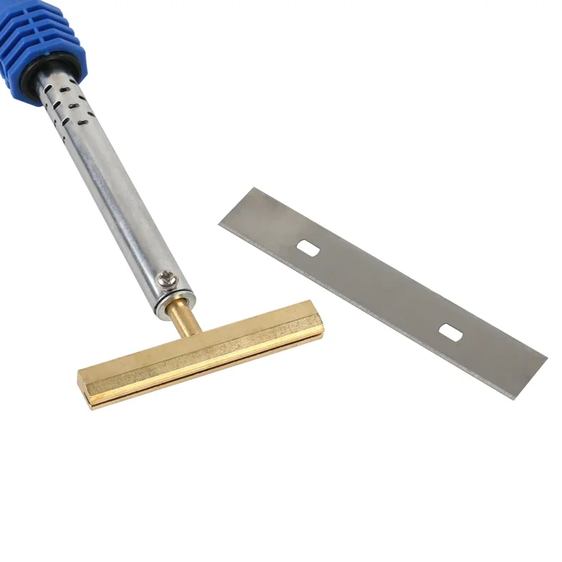 60W T Soldering Iron Scraper 10CM Blade Heated For OCA UV Glue Quick Clean LCD Screen Refurbish Repair