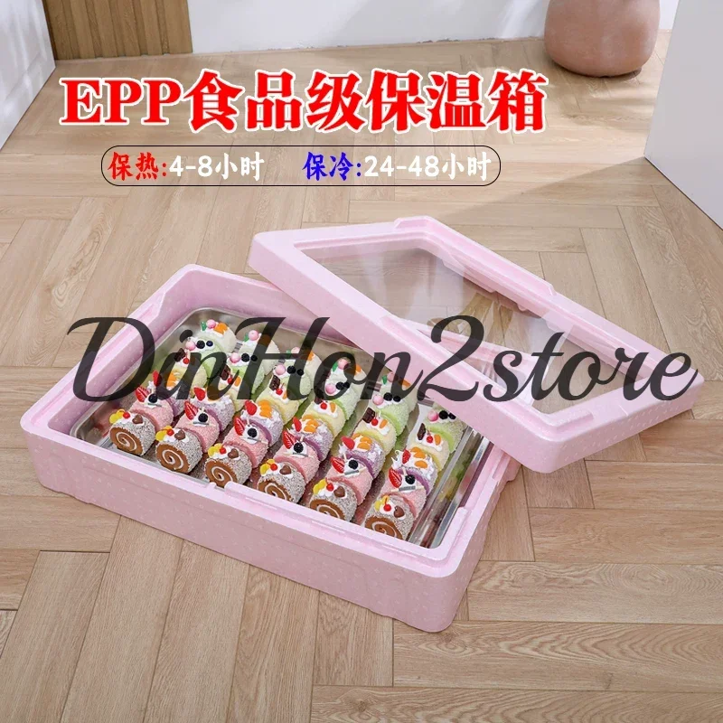 Suitable for tiramisu 27L incubator refrigerator food grade transparent cover sandwich sushi special stall to keep warm
