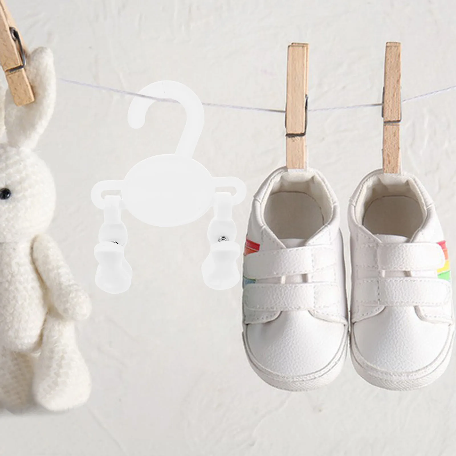 

10 Pcs Baby Shoes Children Hooks Kids Clothes Hangers Toddler Hooks White Organizer Home Nursery Clothing Stores Infant Shoe