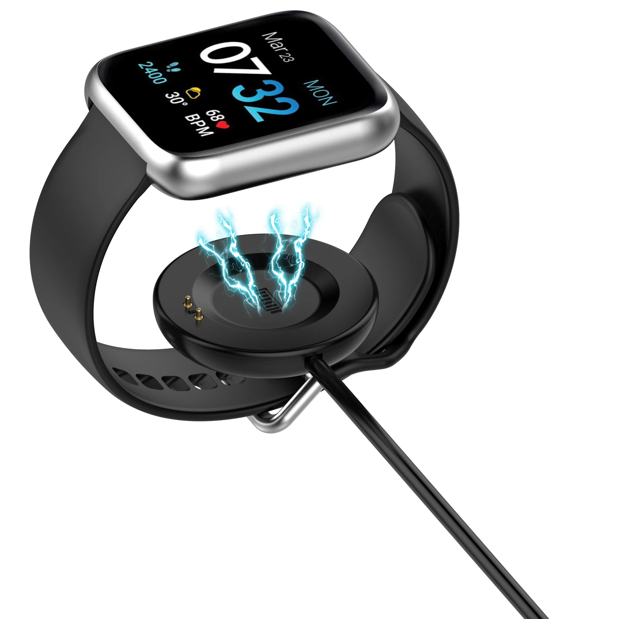 كابل شاحن USB لـ iTouch Air 3 & iTouch Sport 3 / Air 4 Smartwatch استبدال قاعدة شحن محطة سلك مغناطيسي 100 سم