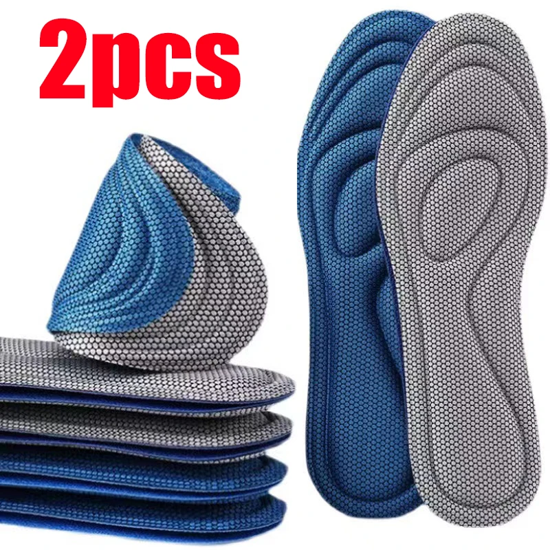 

Memory Foam Insoles for Shoes Men Women Nano Antibacterial Massage Sport Insole Feet Orthopedic Shoe Sole Running Accessories