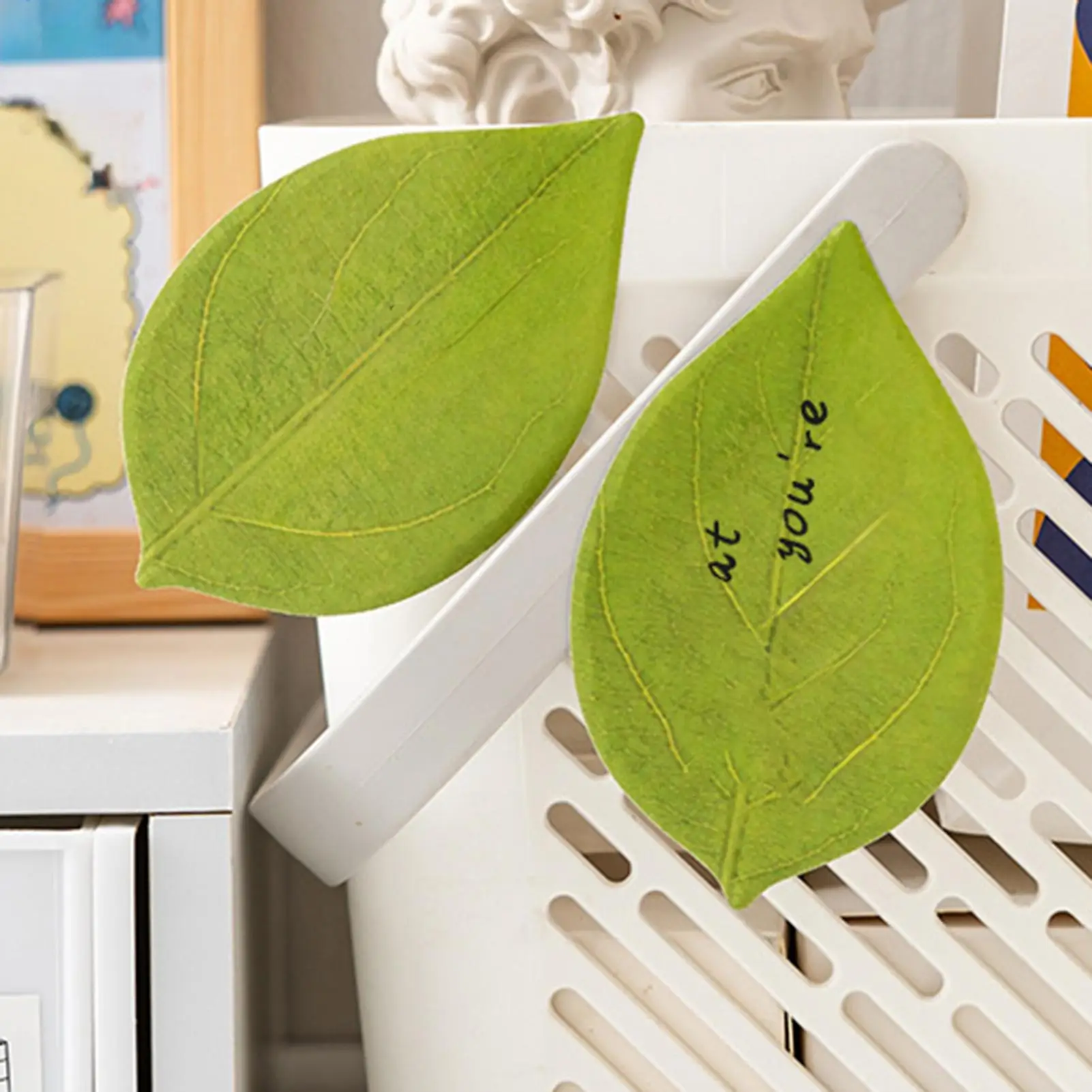 

150 листов липких заметок в форме листьев, наклейки для декора стен и холодильников, стикеры-листья, блокноты для заметок, маркеры-напоминания