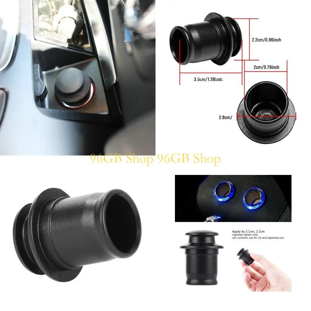

96GB Cigarette Plug Cover Dustproof Cigarette Socket Cover Caps Universal for Car Truck SUV with 12V Plugs