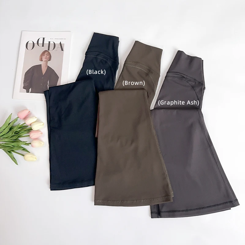 

Women High Waisted Flared Yoga Pants Workout Gym Naked Feel Pilates Running Leggings Sport Trousers Comfortable Stylish Activewe