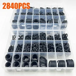 2840p O Ring Sealing Washer Black NBR O-ring Faucet Car Plumbing Gasket Oil Resistant High Temperature CS 1.0-3.1mm Oring Kit