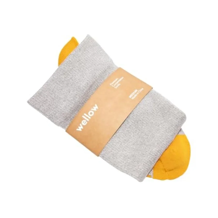 

Wellow Knee High Compression Socks for Men and Women, 18 25 mmHg, Bamboo Viscose, Swelling Relief