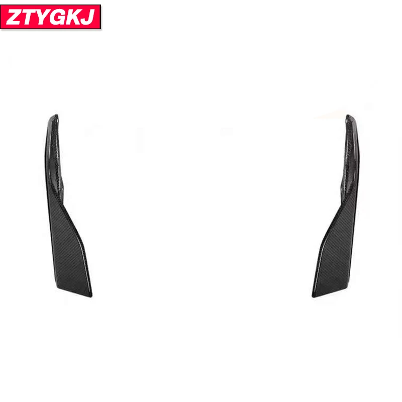 Short Style High Quality Dry Carbon Fiber Side Skirts Lip Extensions Trim For BMW 2 Series G42 Coupe Tuning 2021 Up