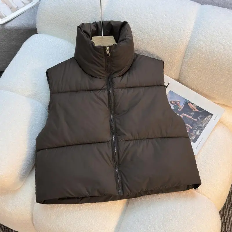 

Женский хлопковый жилет ort Svel, осенне-зимний модный жилет, доступный пять цветов, тонкий однотонный хлопковый жилет