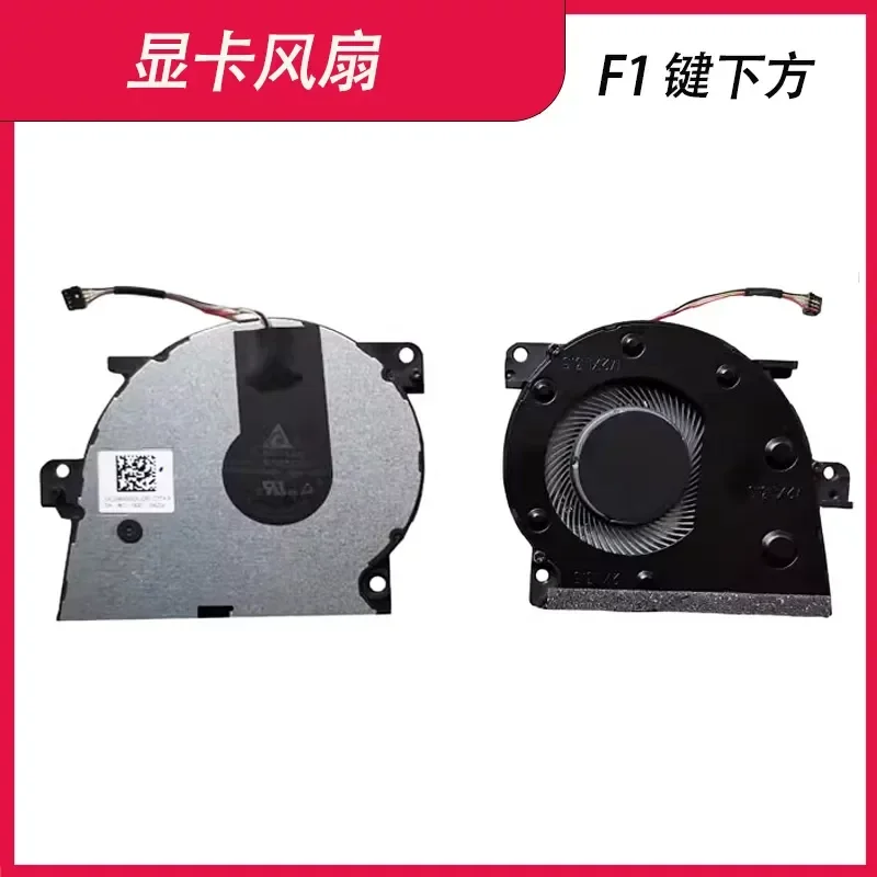 Cooling Fan for Lenovo Xiaoxin AIR 14IKB Notebook Laptop Cooler Replacement Part Compatible with Xiaoxin AIR 15IWL Model