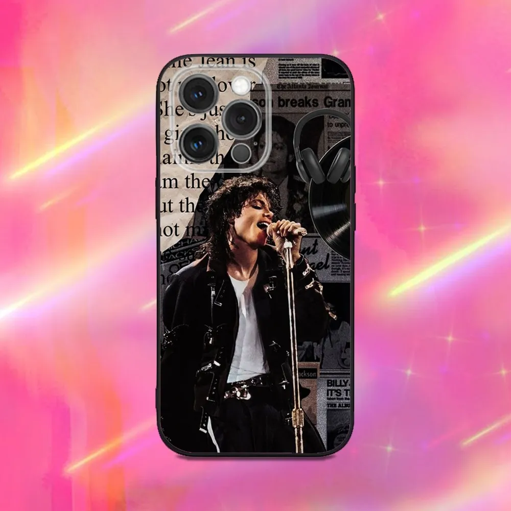 Singer M-Michael J-Jackson Phone Case For iPhone 17 16 15 11 12 14 13 Pro Max Mini X XR 7 Plus 17E Air Shockproof Cover Fundas