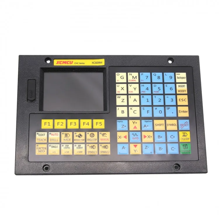 4Axis CNC Controller Kit MPG Pendant Handwheel with Emergency Stop + 4-Axis CNC Controller XC609MD