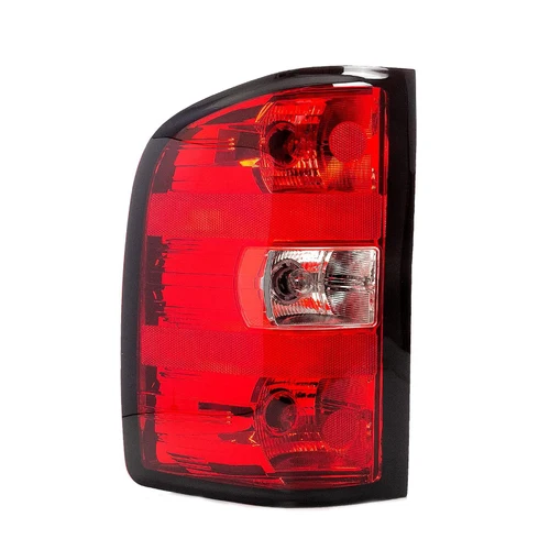 Imagen 2 del producto Para Chevrolet Silverado 1500 2500 3500 2007-2013 luz trasera de coche parada de freno lámpara de marcha atrás luz trasera de parachoques con bombillas halógenas