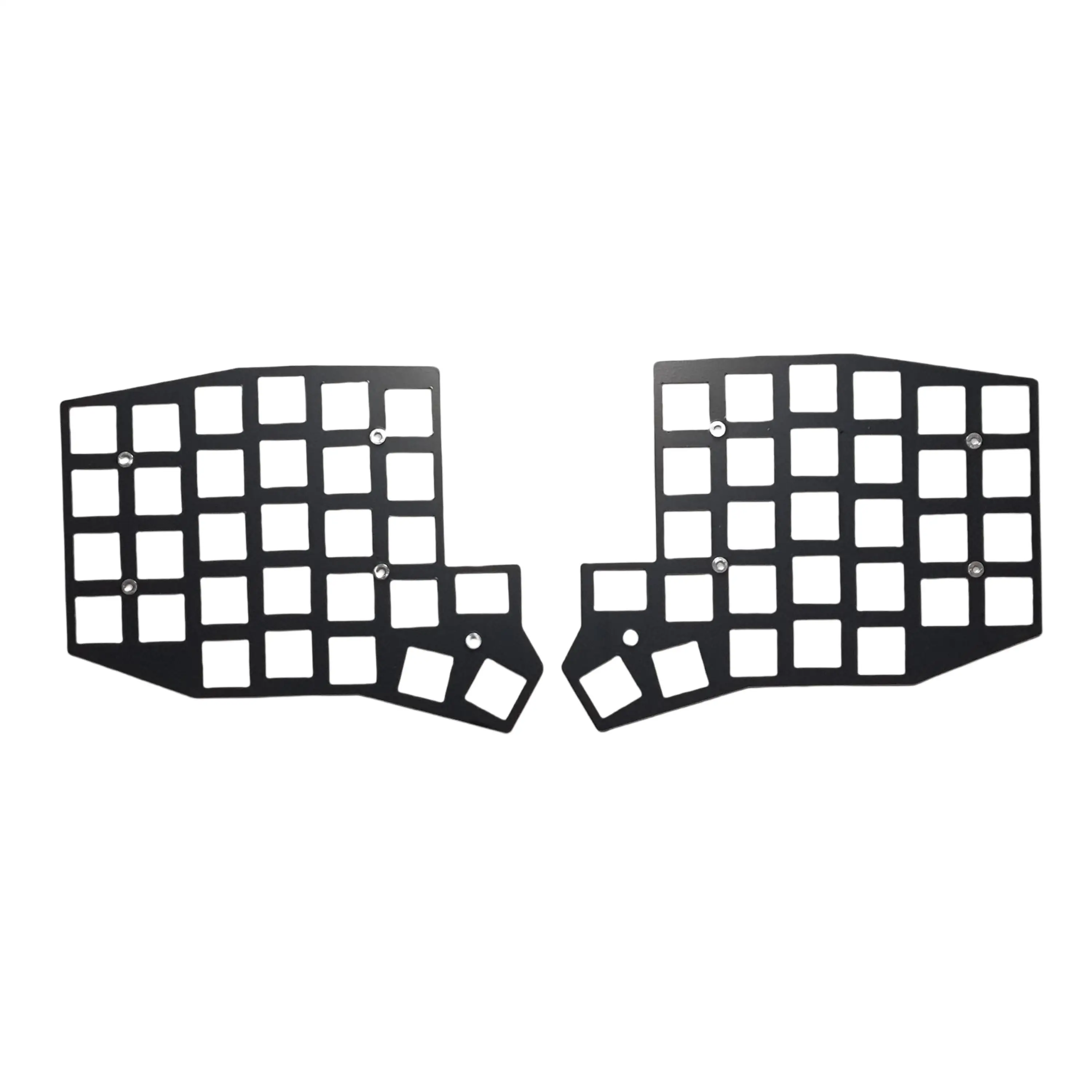 

Split Ergonomic Mechanical Keyboard Kit Keyboard Plate FR4 & Carbon Fiber Plate for Sofle rgb choc
