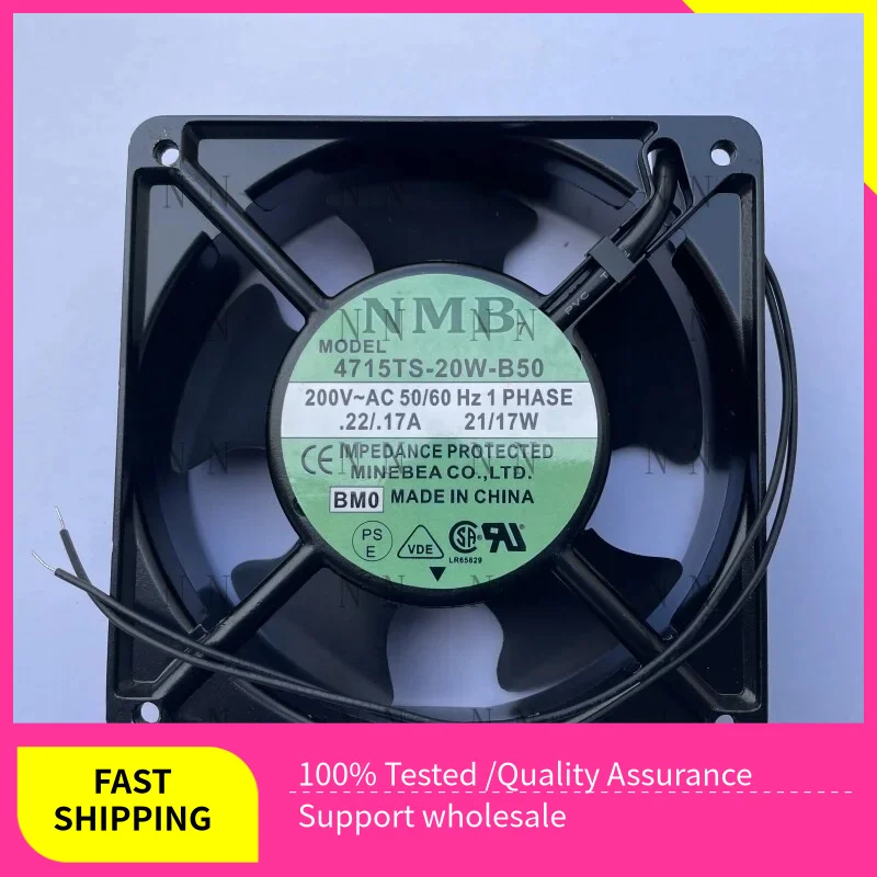 QGG  Brand New for 4715TS-20W-B50 200V 50/60HZ 21/17W Server Square Cooling Fan