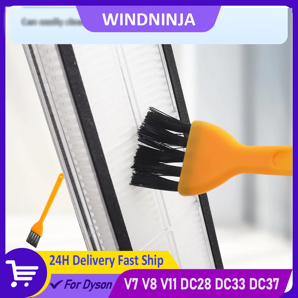 

Vacuum Cleaner Filters Crevice Cleaning Tool Floor Brush Universal Cleaning Brush Accessories for Dyson V7 V8 V11 DC28 DC33 DC37