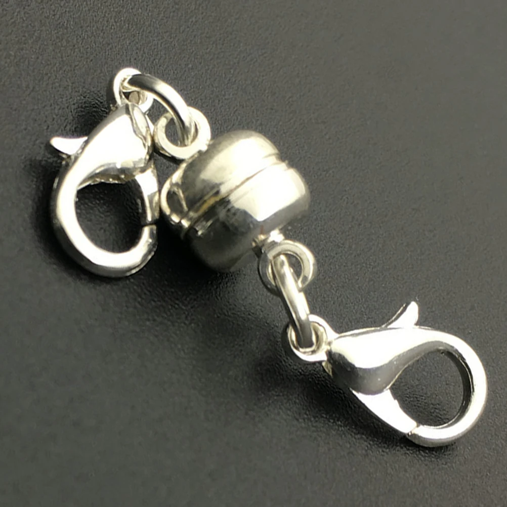 

4 PCS Magnet Buckle Lobster Clasp Buckles Necklace Bracelet Connector Magnetic Jewelry Clasps