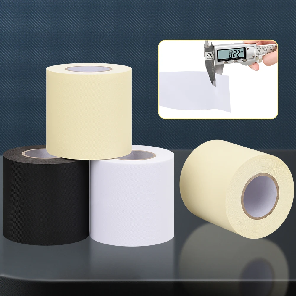10m Air Conditioning Duct Sunscreen Tape White Black Waterproof Tie-Wrap Protection Outdoor Unit Winding Decoration